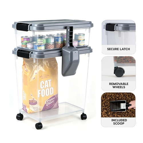 3pc airtight pet food - airtight,