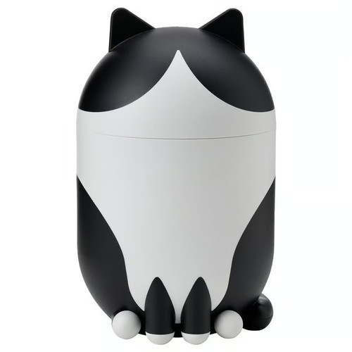 Black and white tuxedo - black,