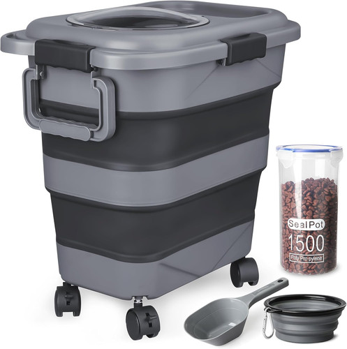 Dog food storage - dog,
