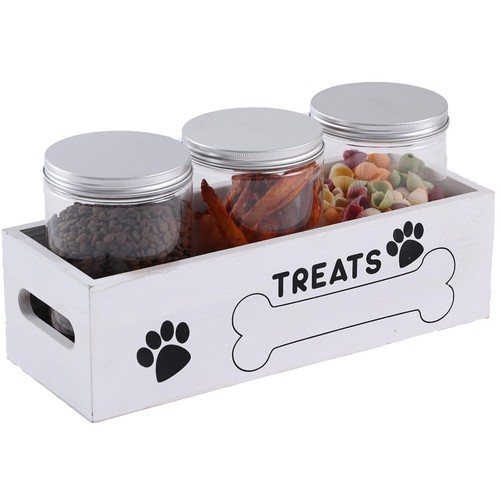 Dog treat container - dog, food