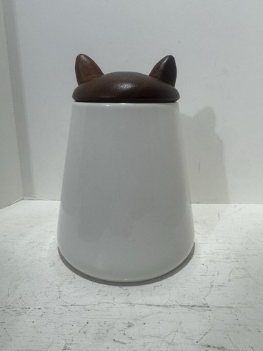 Nambé pet cat treat jar - treat, karim