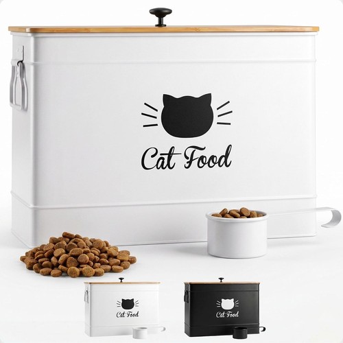 Metal cat food - food, storage