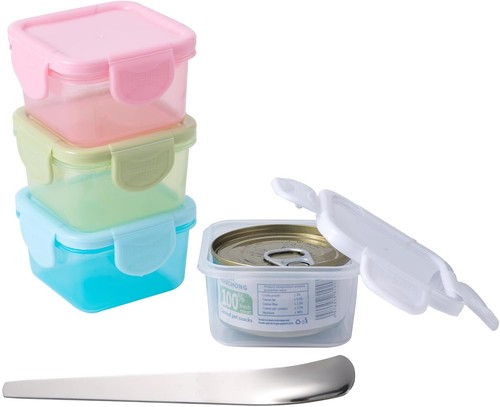 Canned cat food storage can - cat,